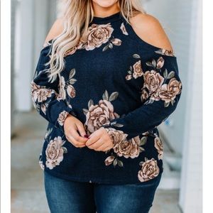 Off shoulder fall top